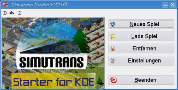 Simutrans Starter for KDE